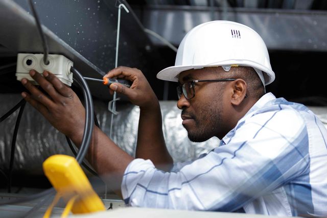 Whole house fan installation