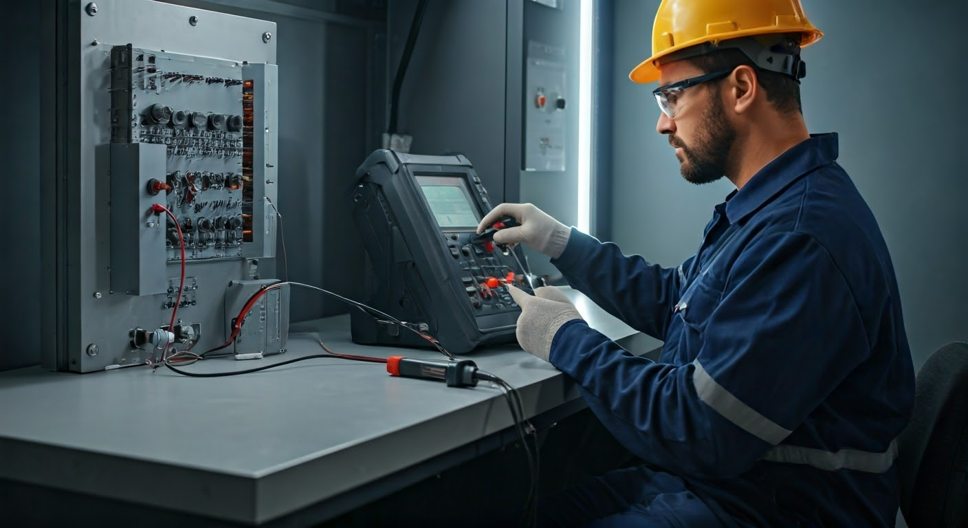 Expert technician at work